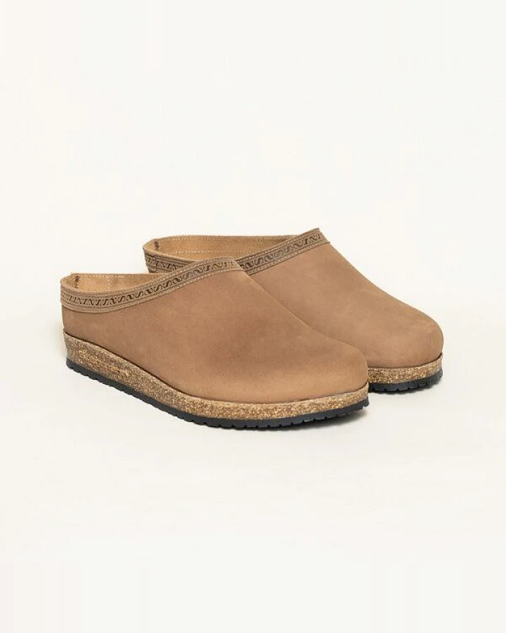 Lederhausschuh Leder Clog Stegmann