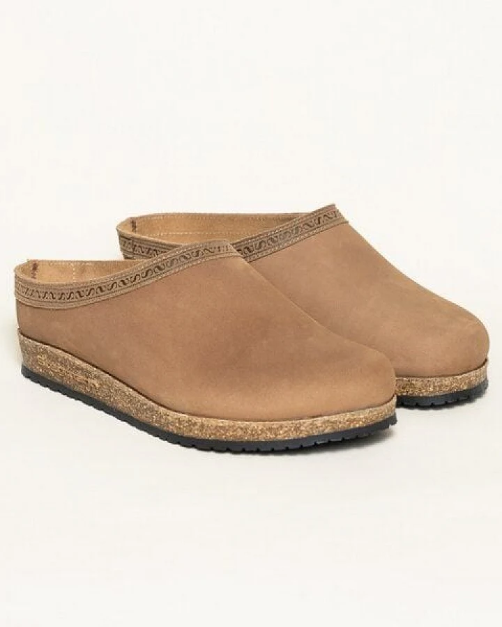 Lederhausschuh Leder Clog Stegmann