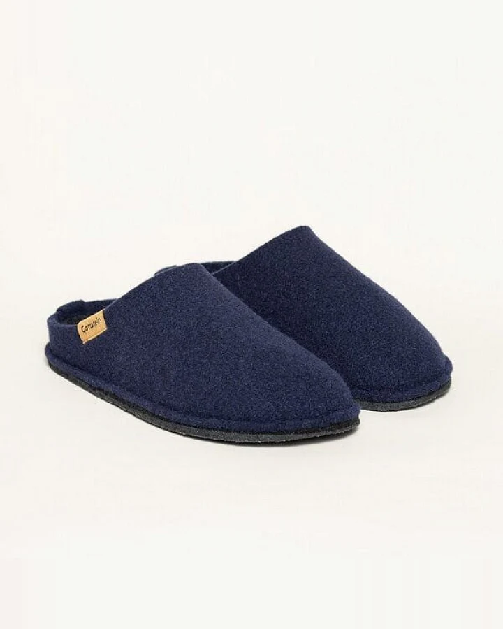 Gottstein Classic CO Pantoffel für Damen & Herren - Hausschuh aus 100% Schurwolle mit Komfort-Einlagesohle