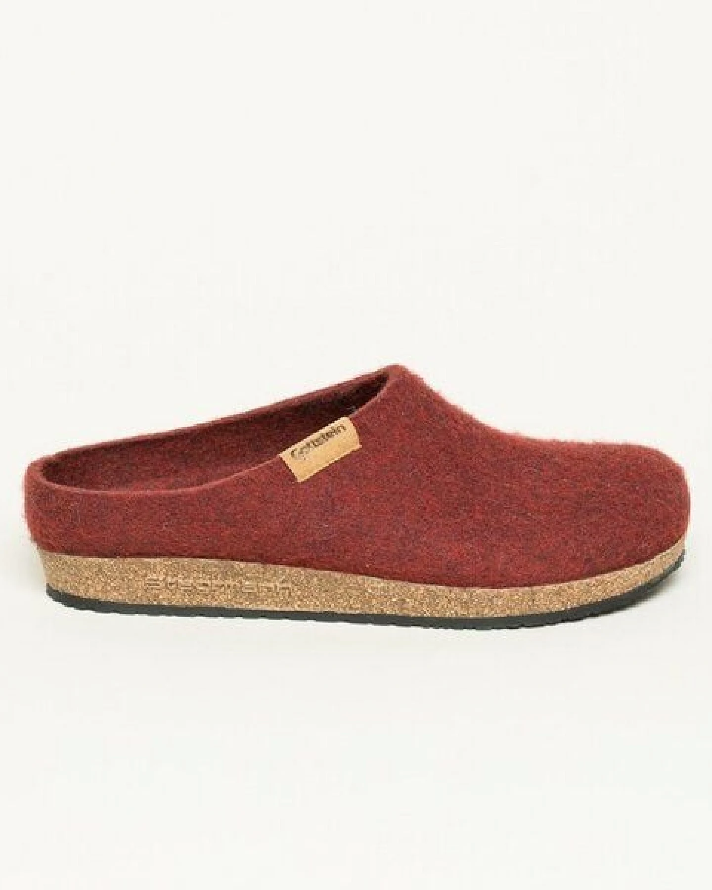 Stegmann Filzpantoffel 208 aus 100% hochwertiger Merino-Wolle - Hausschuhe für Damen & Herren - Pantoffeln mit Komfort-Kork-Sohle – Ansicht 4