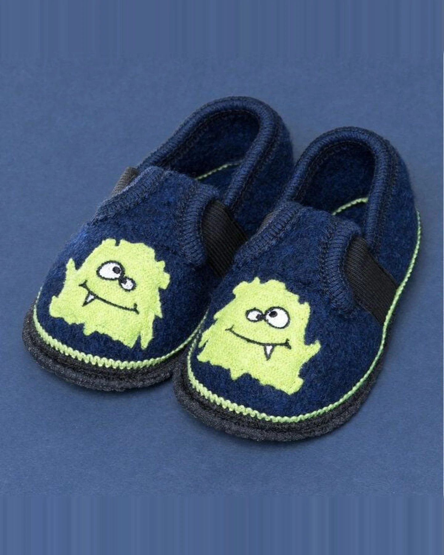 Kitz-Pichler Kitz Pichler Bobby Monster - Kinder-Hausschuh für Jungen & Mädchen aus 100% Schurwolle - Warme Filz-Pantoffel – Ansicht 4