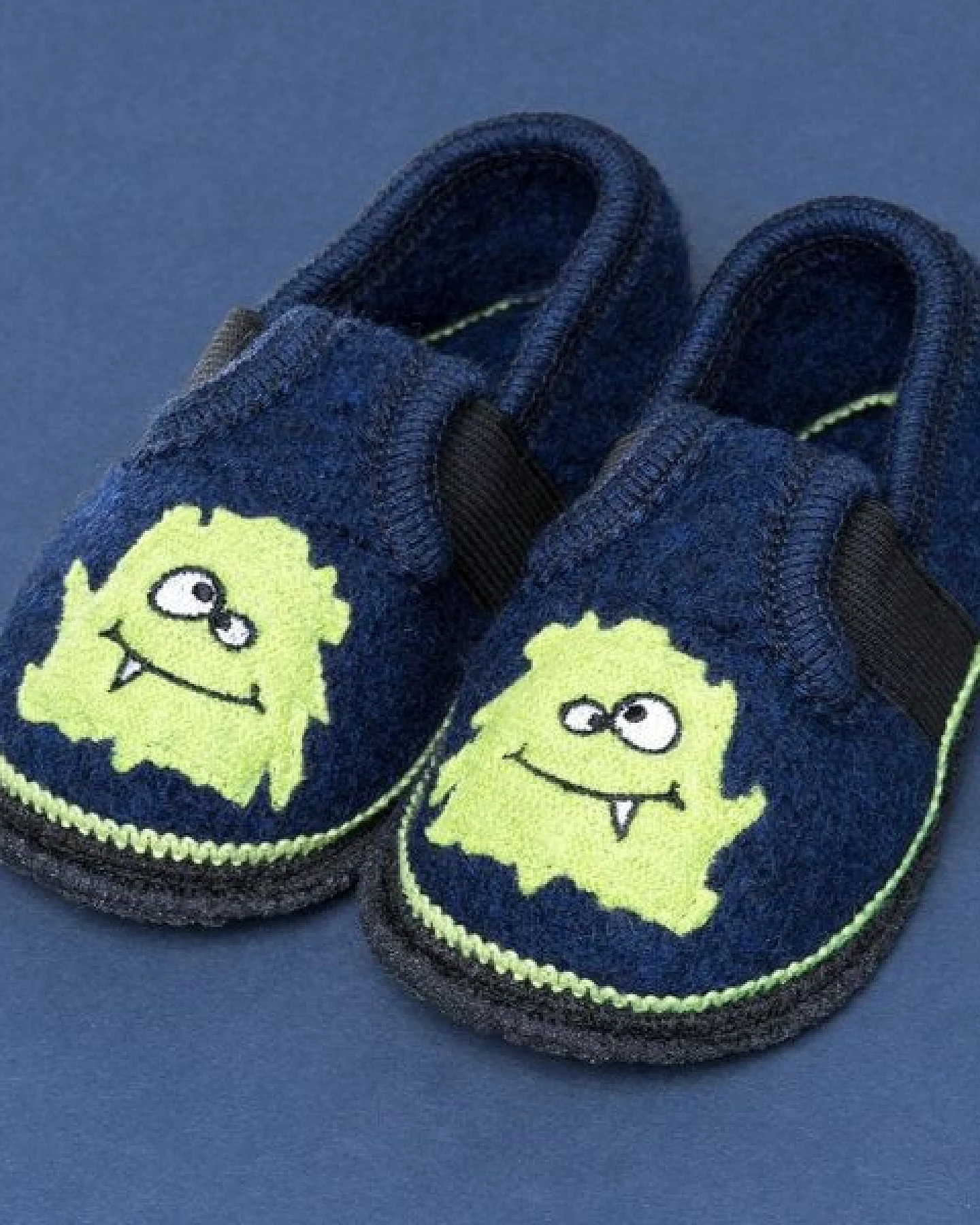 Kitz-Pichler Kitz Pichler Bobby Monster - Kinder-Hausschuh für Jungen & Mädchen aus 100% Schurwolle - Warme Filz-Pantoffel – Ansicht 4