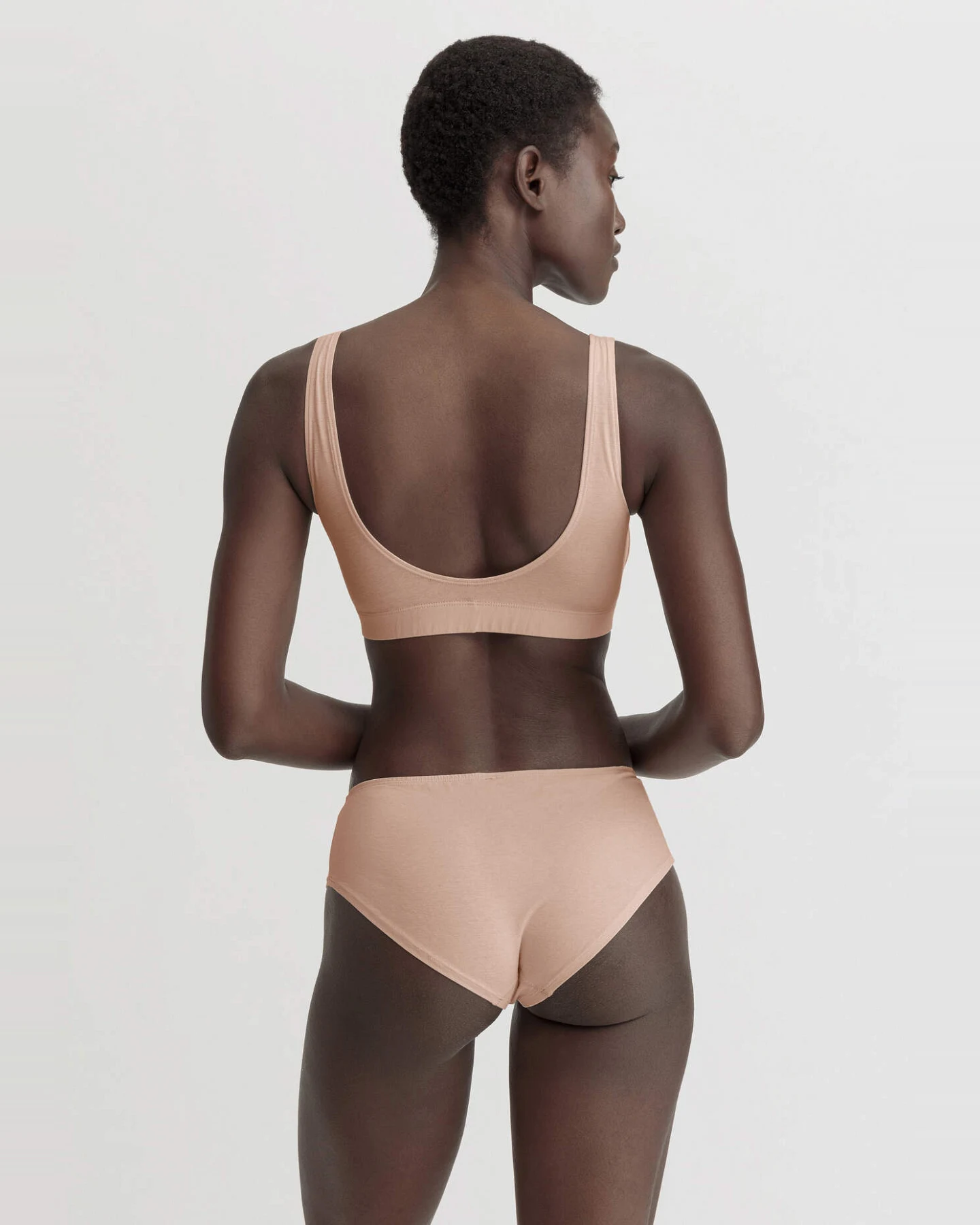 hessnatur Damen Bustier Softbund COTTON FEEL aus Bio-Baumwolle - rosa - Größe 38 – Ansicht 2