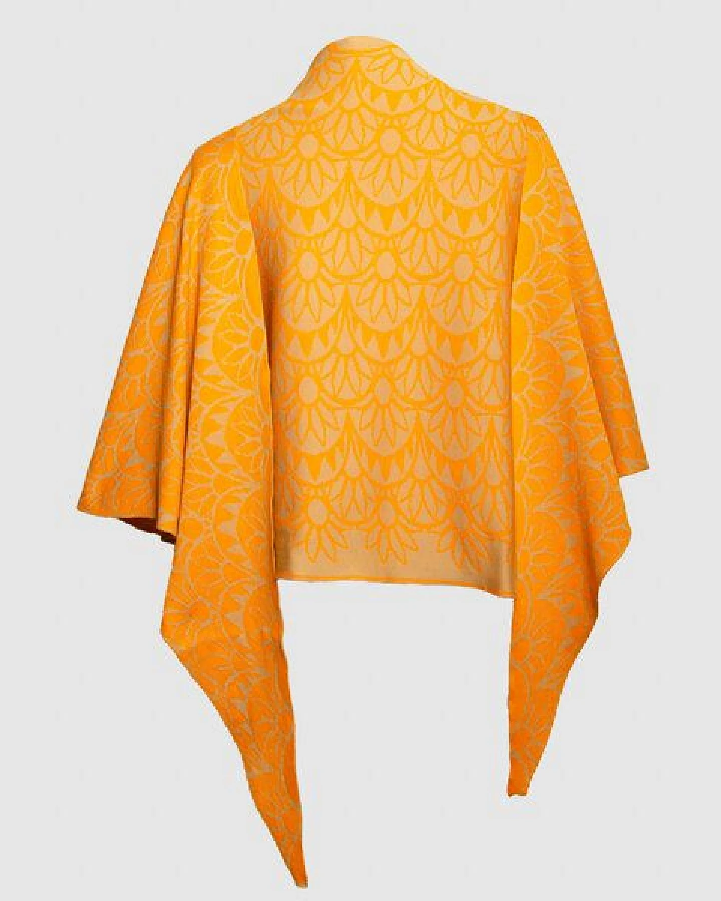 LANARTO slow fashion Schultertuch Sonne aus Bio-Baumwolle made in germany – Ansicht 2