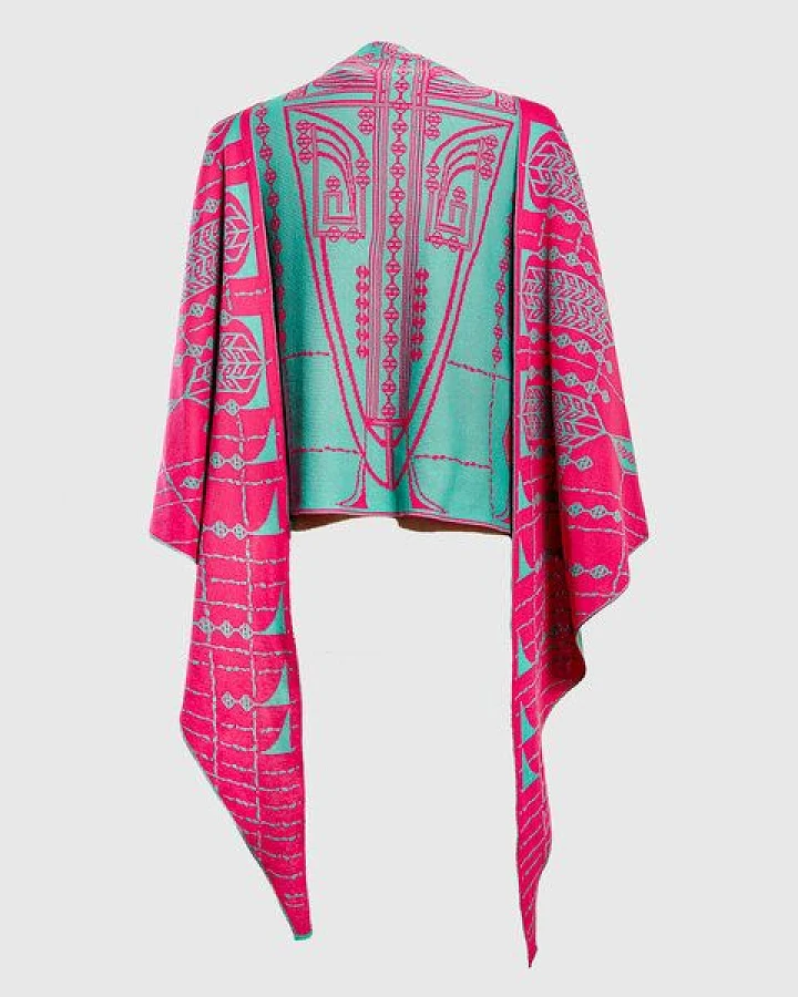 LANARTO slow fashion Schultertuch Pueblo aus Bio-Baumwolle made in germany