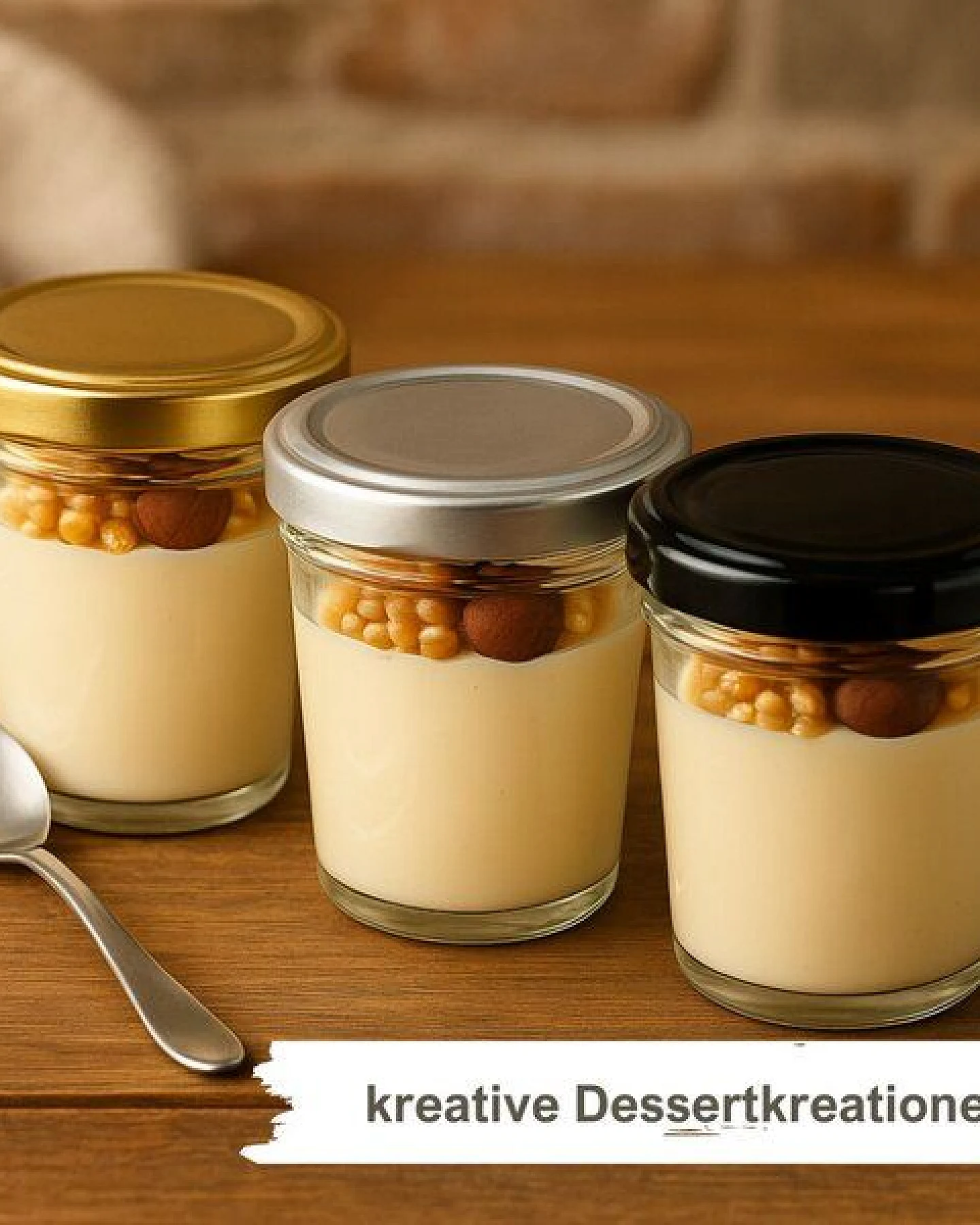 mikken 100 kleine Dessertgläser 65ml kleine Einmachgläser mit Schraubdeckel – Ansicht 2