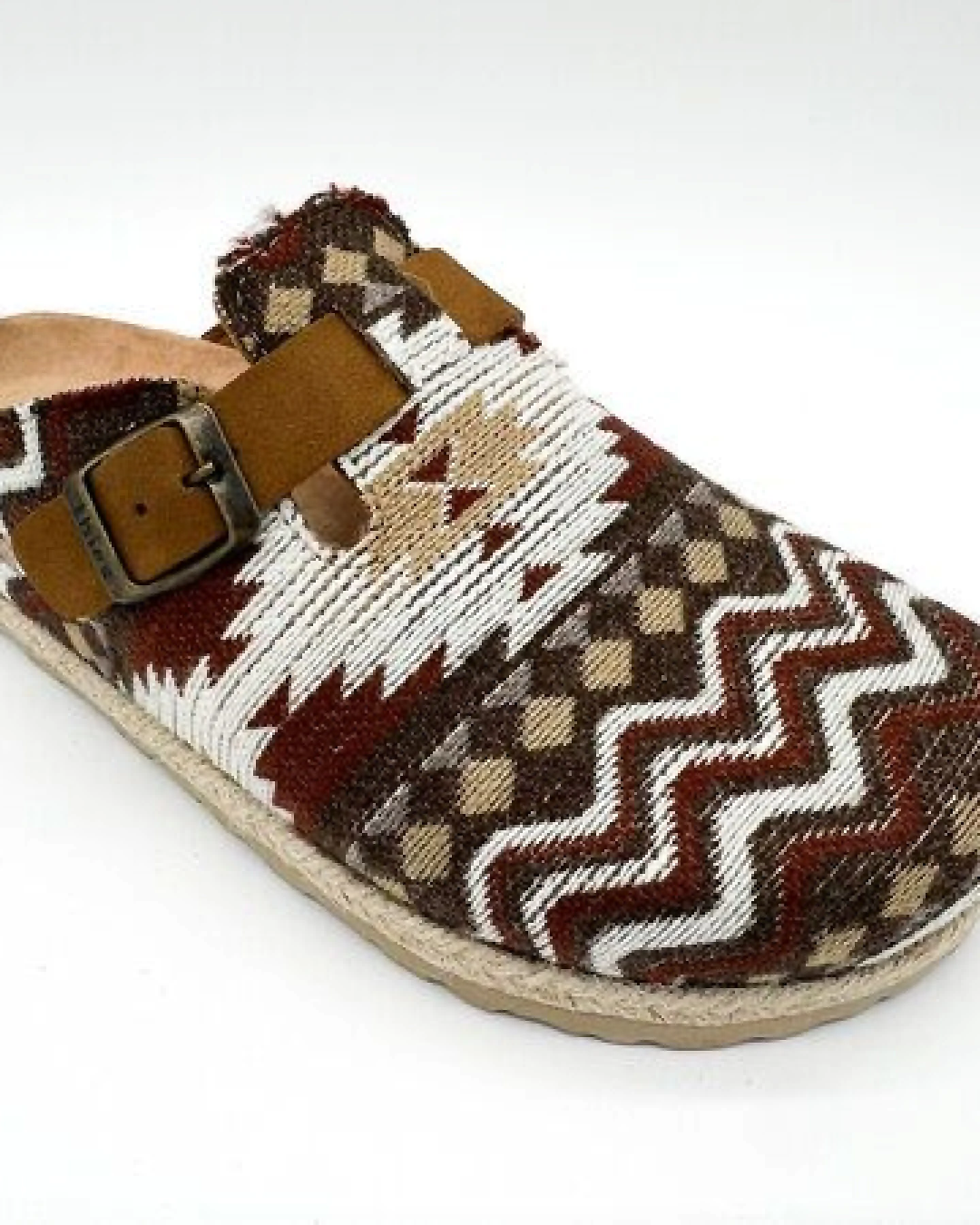 Vegane thies ® Eco Bio Yosemite Clogs aus rec. textilen Material mit Kork-Tieffussbett – Ansicht 2