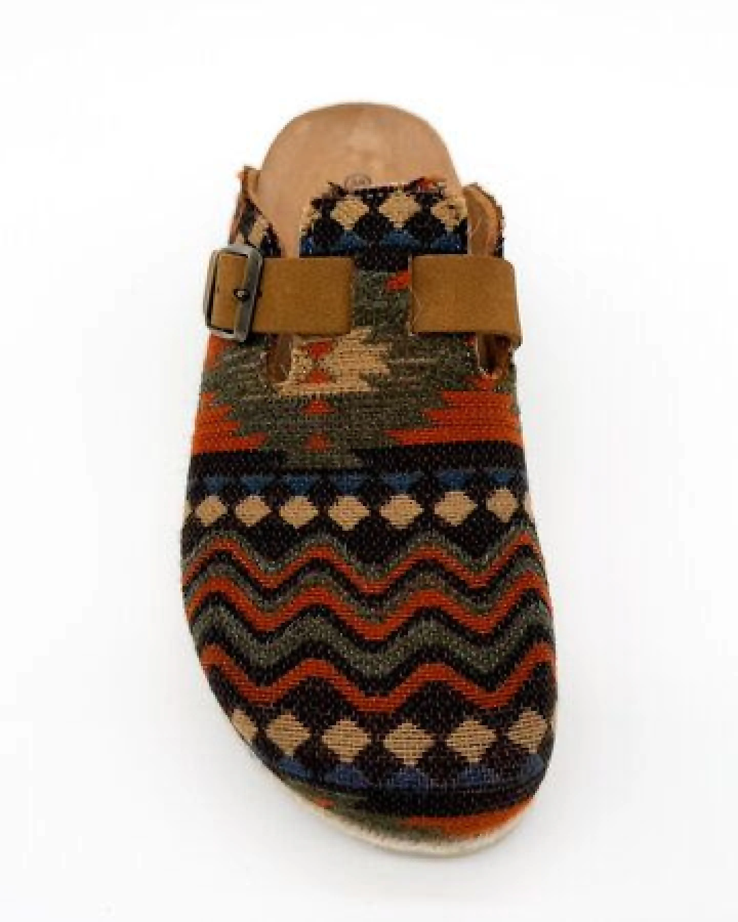 Vegane thies ® Eco Bio Yosemite Clogs aus rec. textilen Material mit Kork-Tieffussbett – Ansicht 3