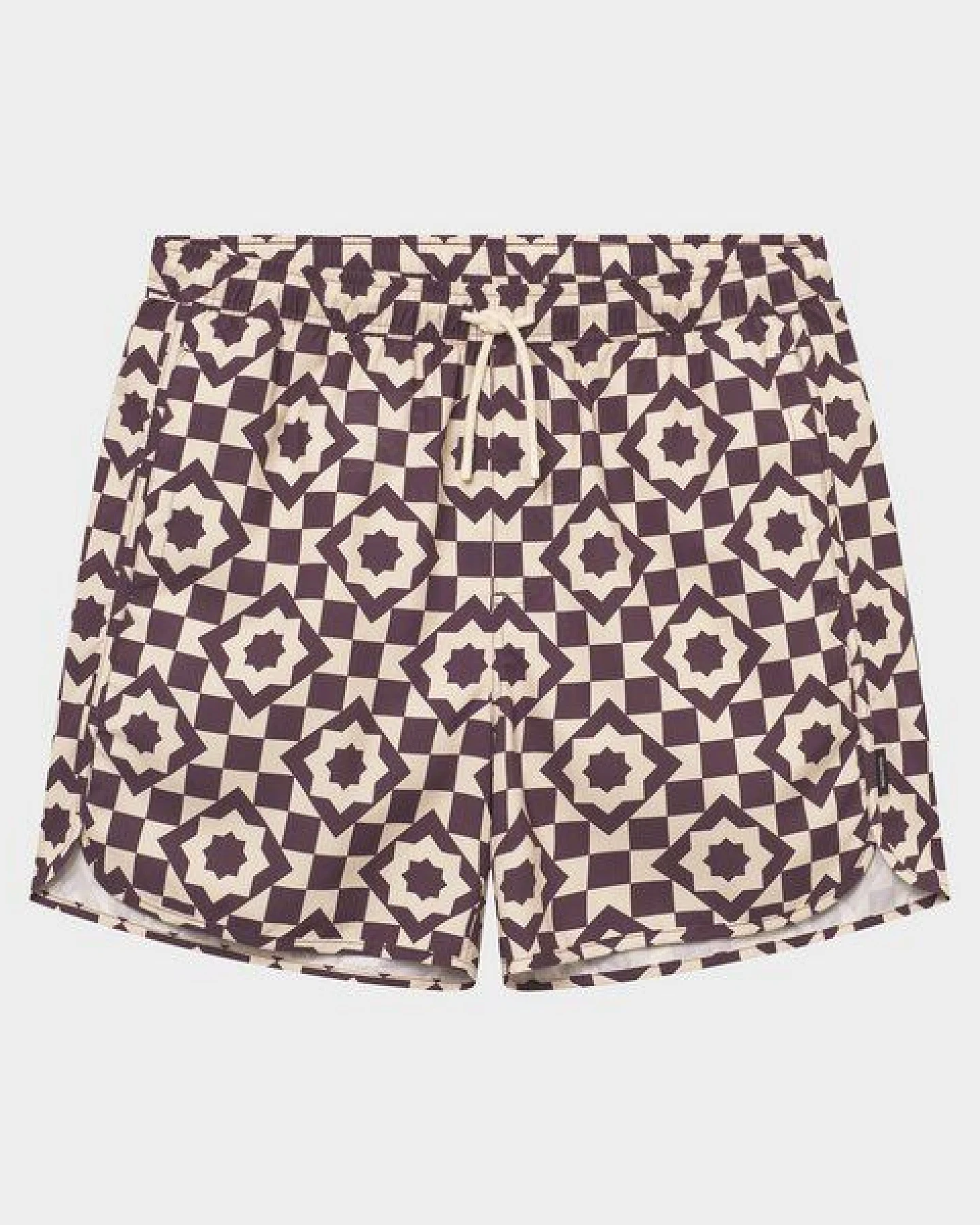 DEDICATED Badehose Mosaic Star - Plum Purple – Ansicht 2