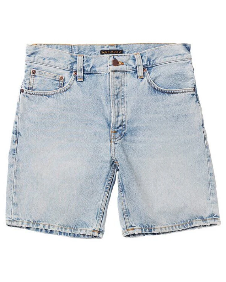 Nudie Jeans Jeans-Shorts Seth Sea Salt