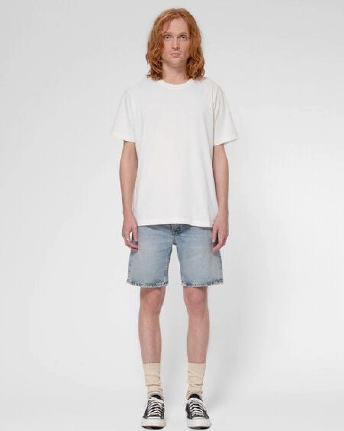 Nudie Jeans Jeans-Shorts Seth Sea Salt – Ansicht 3