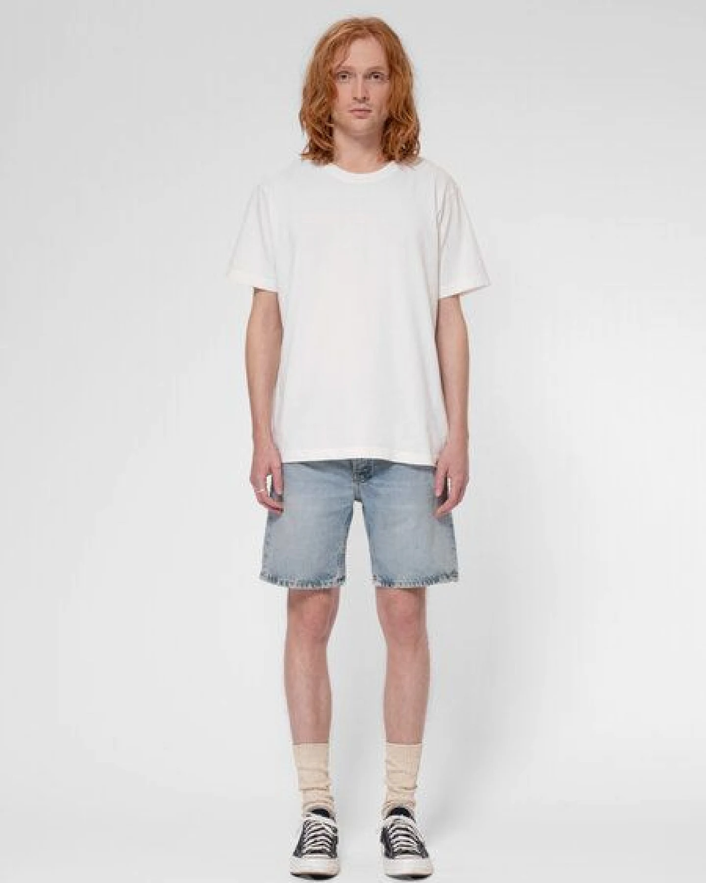 Nudie Jeans Jeans-Shorts Seth Sea Salt – Ansicht 3