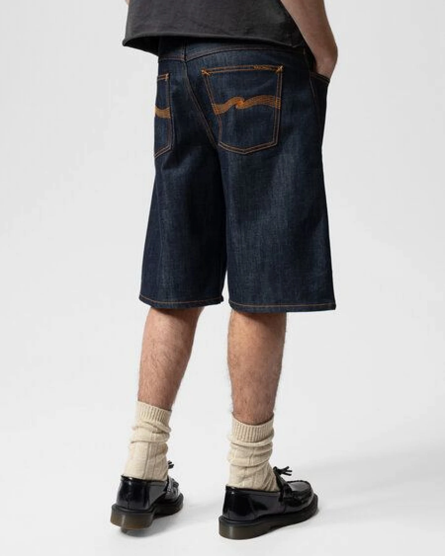 Nudie Jeans Jeans-Shorts Zeb Dry Streaky – Ansicht 4