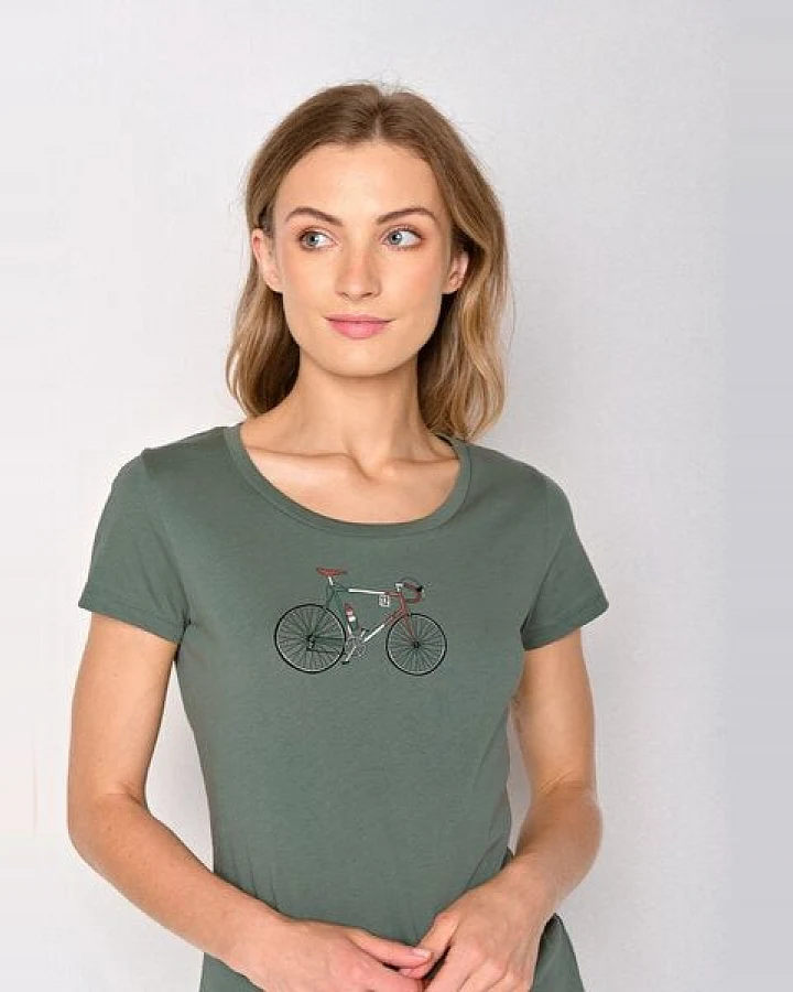 GREENBOMB Bike Italy Loves - Sportliches T-Shirt aus Bio-Baumwolle / hochwertiger Print / GOTS / Fair & Vegan