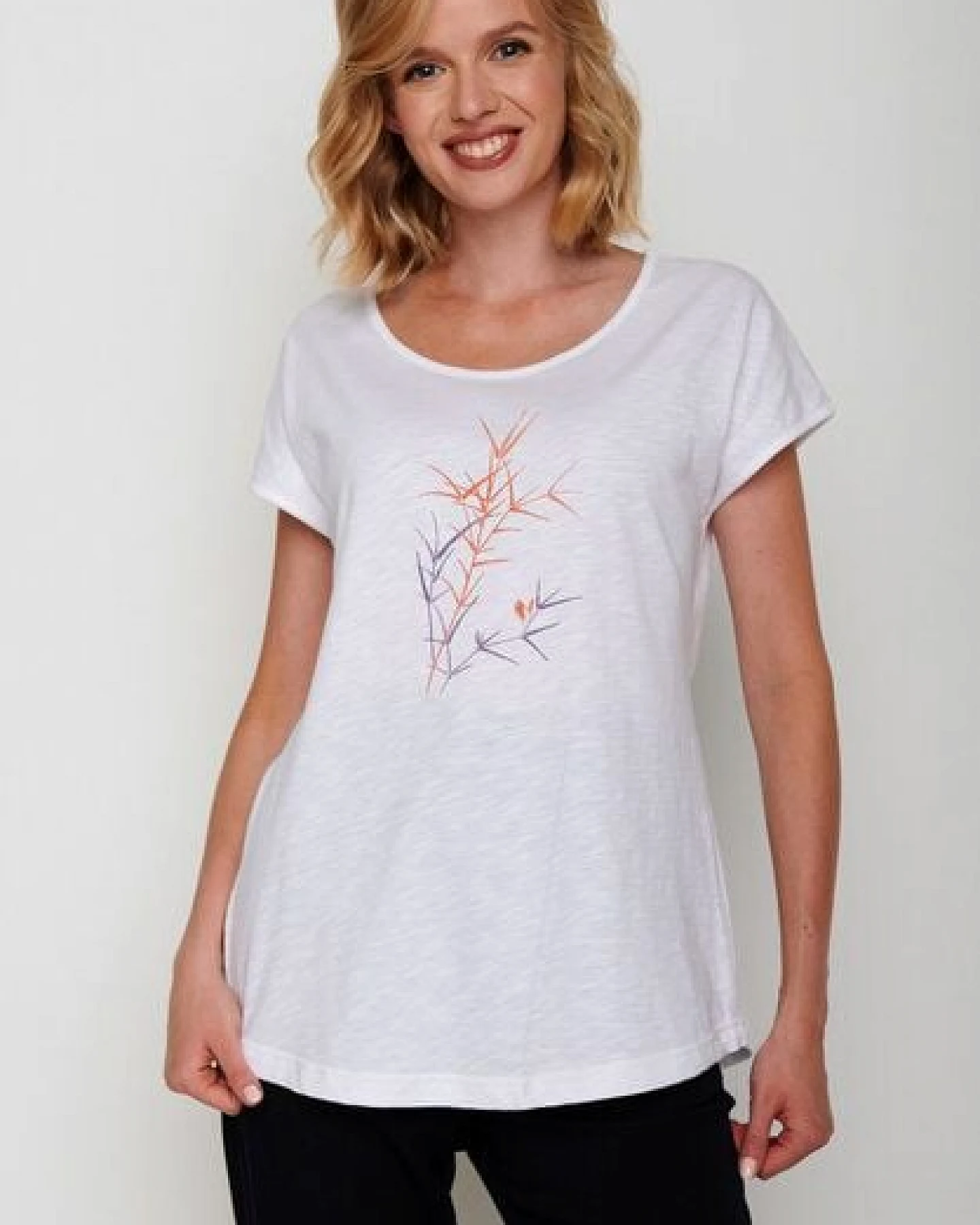 GREENBOMB Nature Bird Reed Cool - Sportliches T-Shirt aus Bio-Baumwolle / hochwertiger Print / GOTS / Fair & Vegan – Ansicht 4