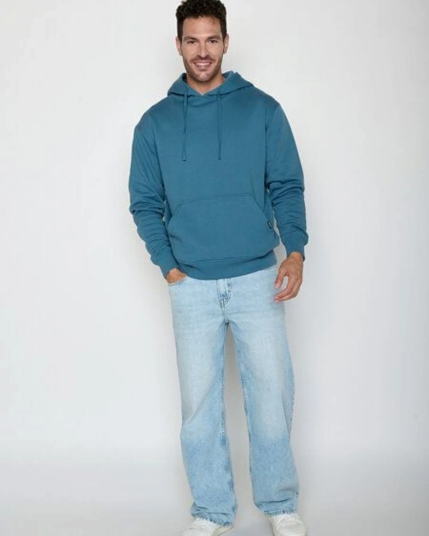 GREENBOMB Basic Joy - Gemütlicher Hoodie aus Bio-Baumwolle / GOTS / Fair & Vegan – Ansicht 3