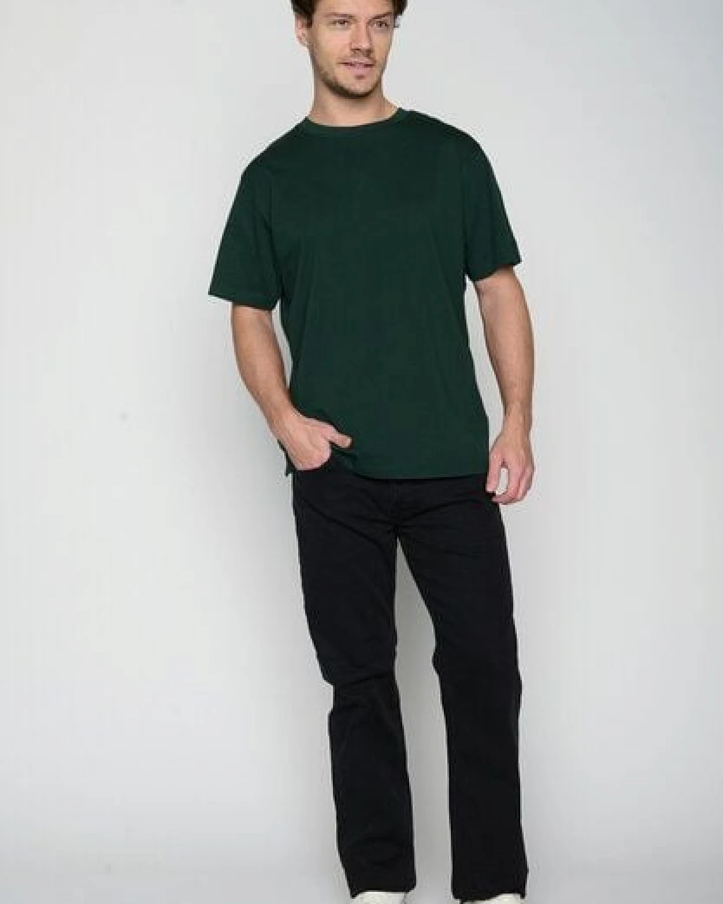 GREENBOMB Basic Fusion - Lässiges Oversize-T-Shirt aus Bio-Baumwolle / GOTS / Fair & Vegan – Ansicht 2