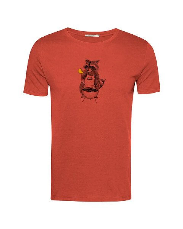 GREENBOMB Animal BBQ Guide - Sportliches T-Shirt aus Bio-Baumwolle / hochwertiger Print / GOTS / Fair & Vegan