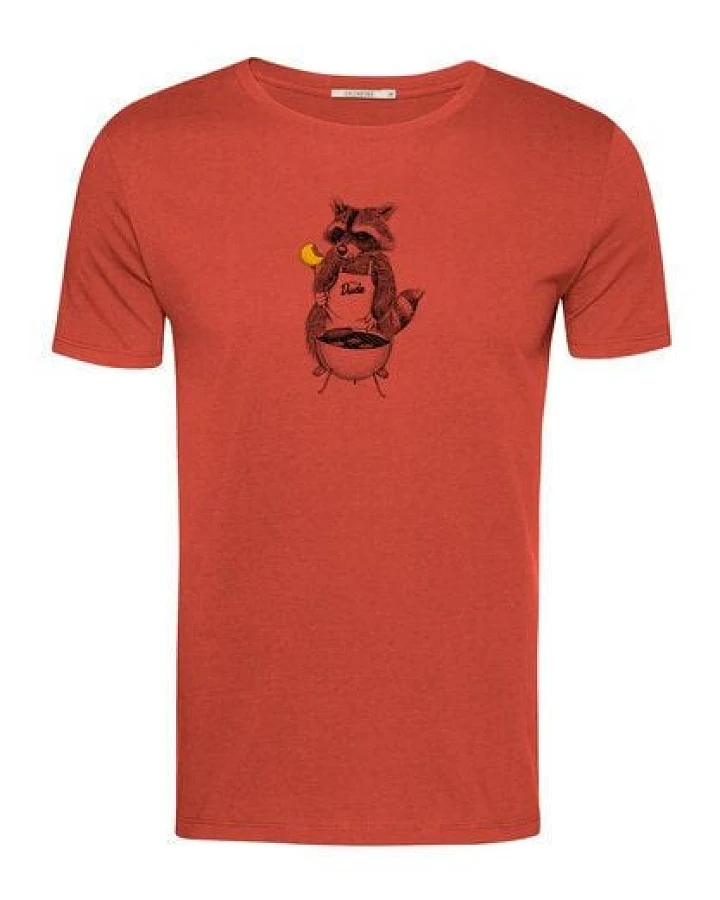 GREENBOMB Animal BBQ Guide - Sportliches T-Shirt aus Bio-Baumwolle / hochwertiger Print / GOTS / Fair & Vegan
