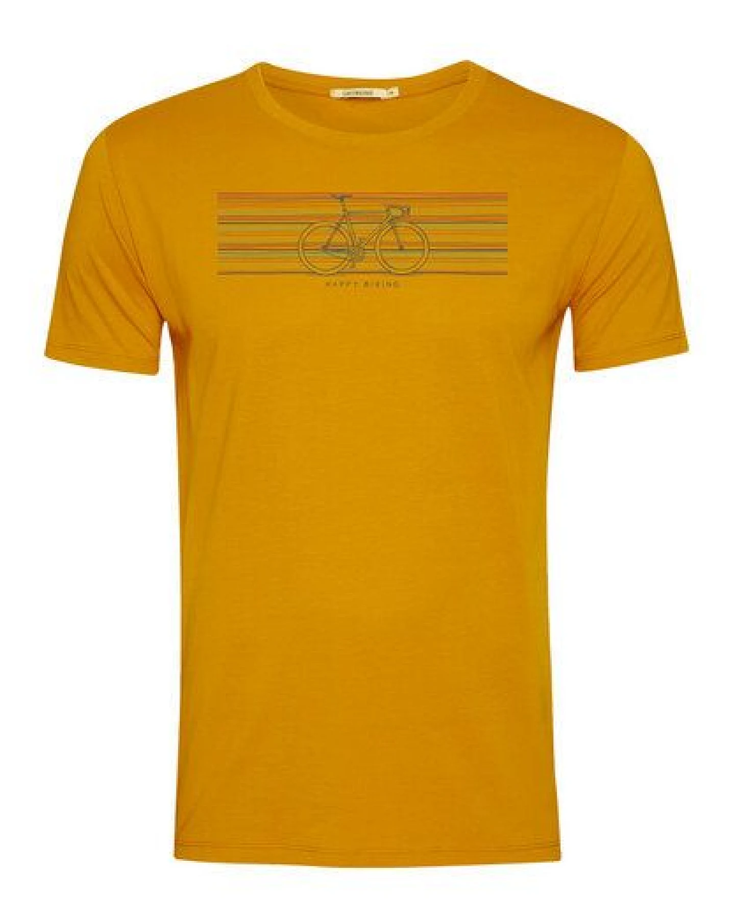 GREENBOMB Bike Happy Guide - Sportliches T-Shirt aus Bio-Baumwolle / hochwertiger Print / GOTS / Fair & Vegan – Ansicht 4