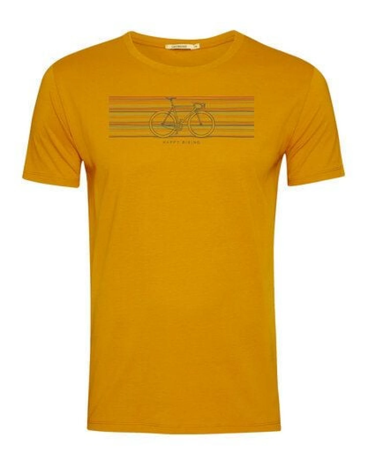 GREENBOMB Bike Happy Guide - Sportliches T-Shirt aus Bio-Baumwolle / hochwertiger Print / GOTS / Fair & Vegan – Ansicht 4