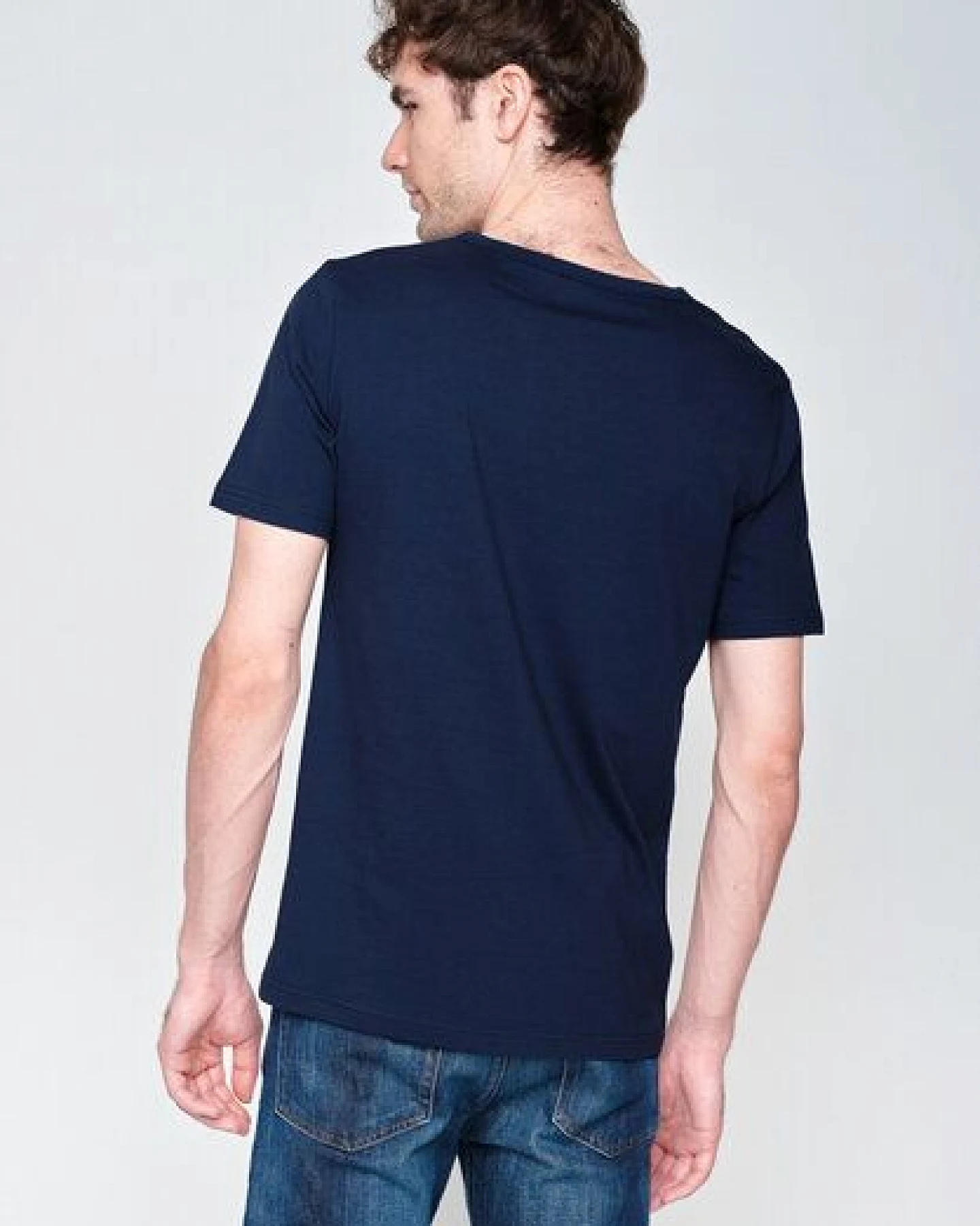 GREENBOMB Bike Highway Peak - Lässiges T-Shirt aus Bio-Baumwolle / hochwertiger Print / GOTS / Fair & Vegan – Ansicht 4