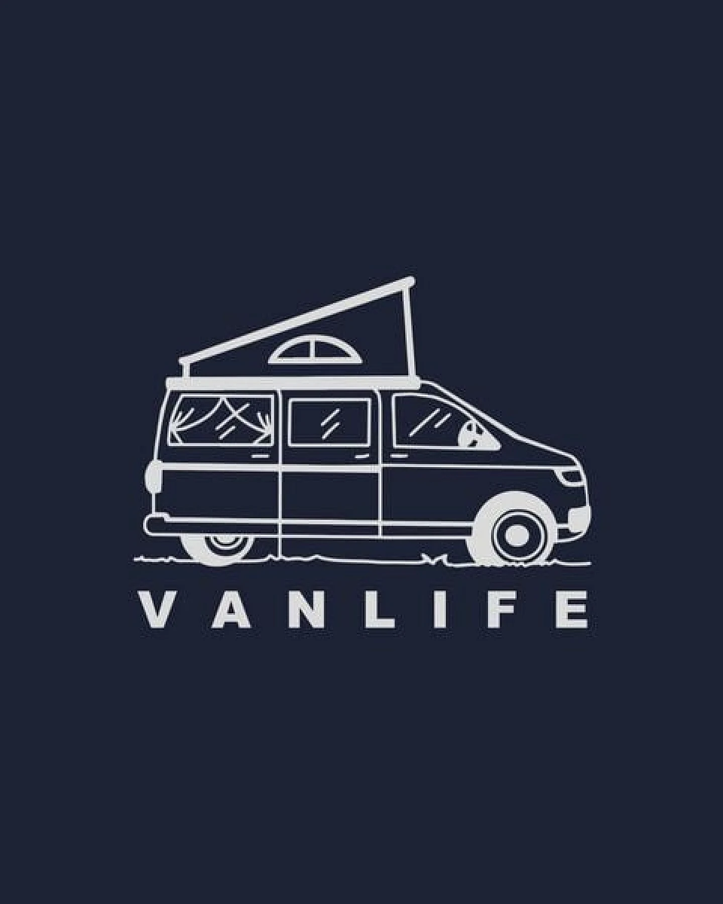 GARY MASH Shirt Asheville Vanlife Miniprint aus Bio-Baumwolle – Ansicht 2