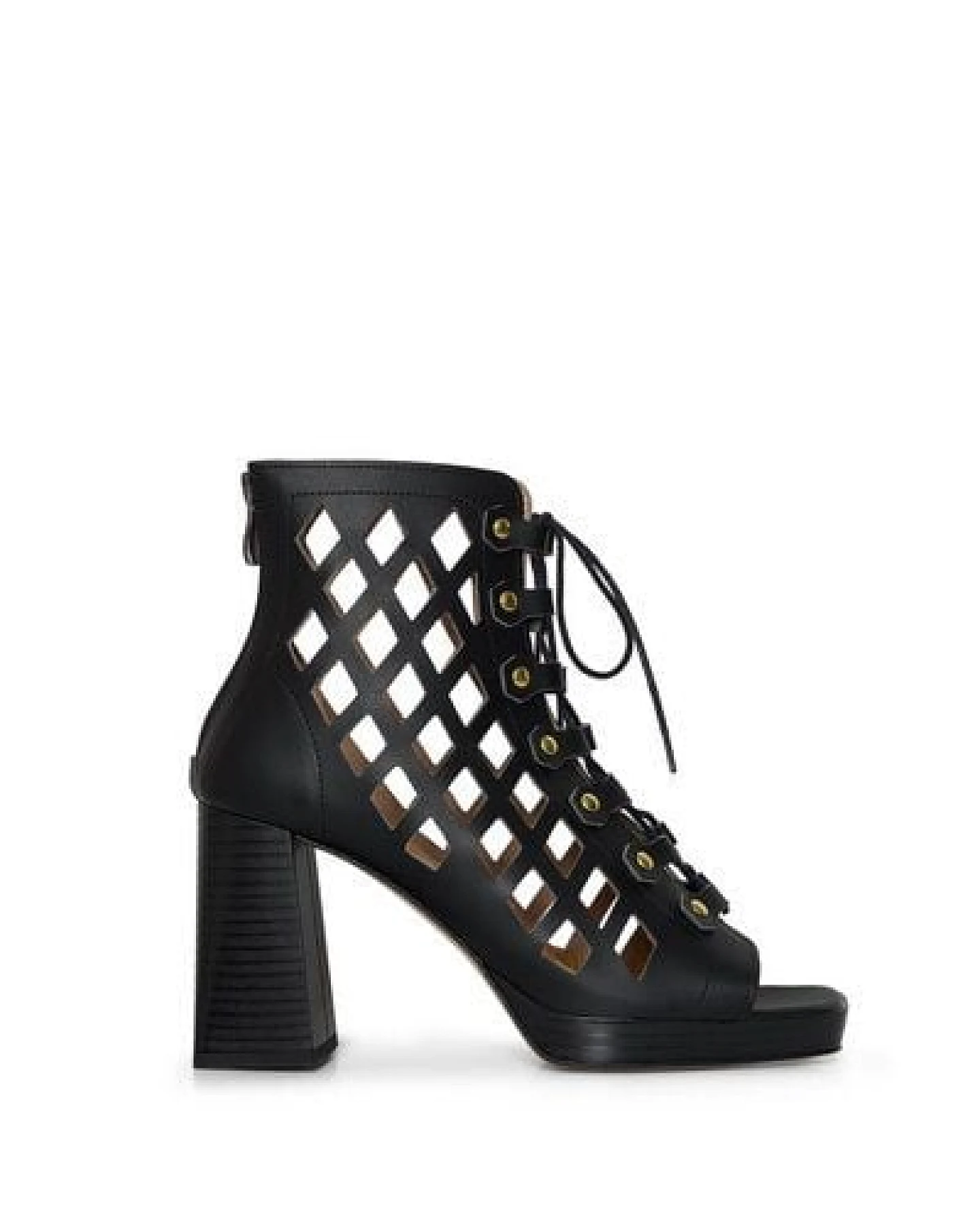 AGAZI DANCE YOUR WAY (black) – cut-out block heel sandals made from wheat & corn-based leather – Ansicht 4