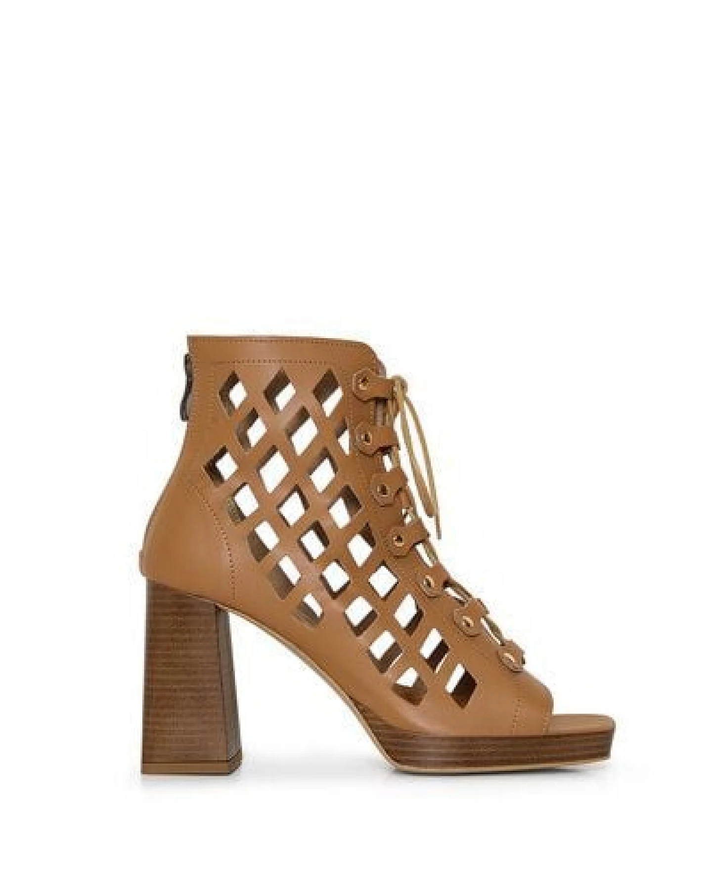 AGAZI DANCE YOUR WAY (toffi) – cut-out block heel sandals made from mushroom leather – Ansicht 4