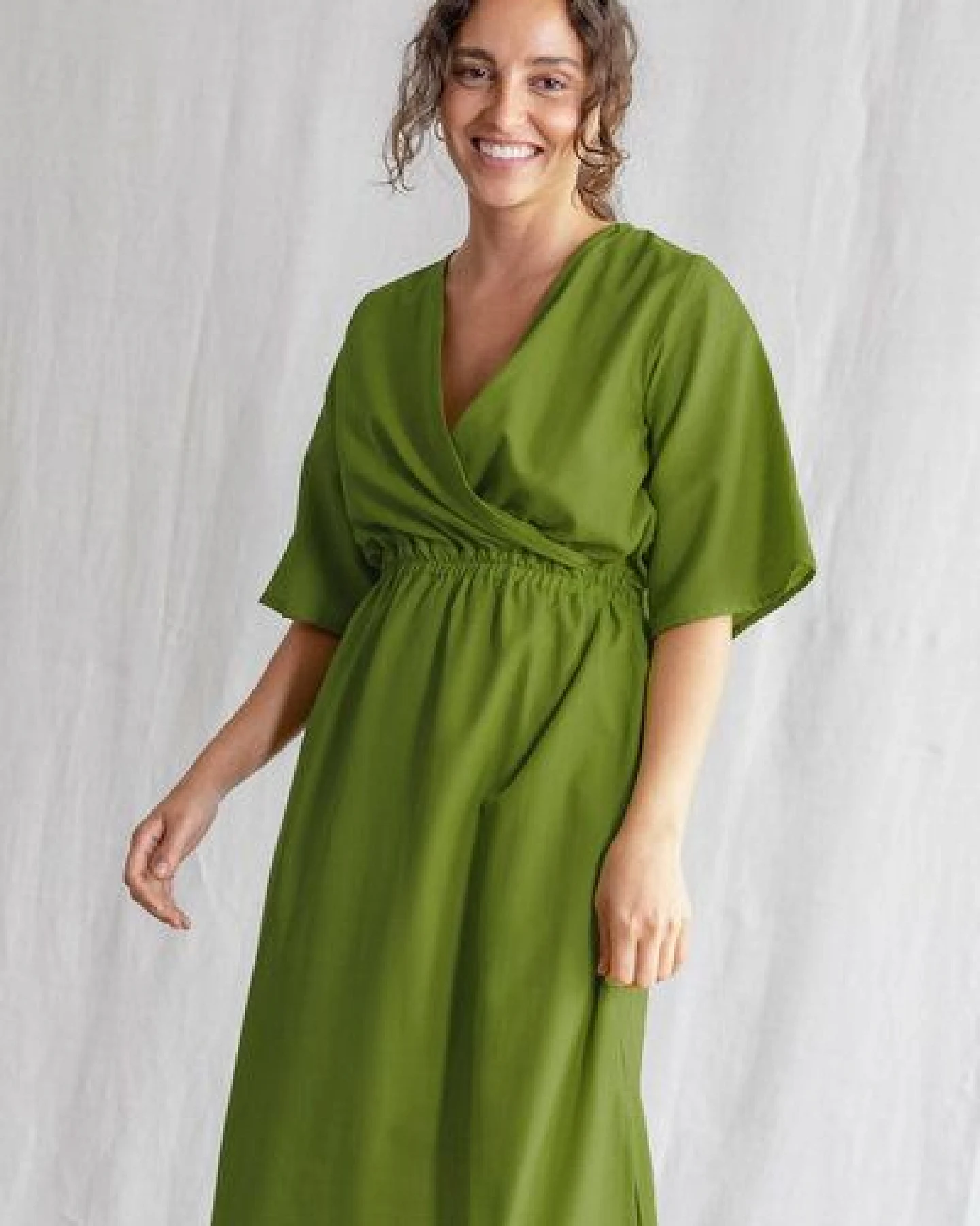 Jyoti - Fair Works Bio-Baumwoll Kleid Vaasi – Ansicht 2