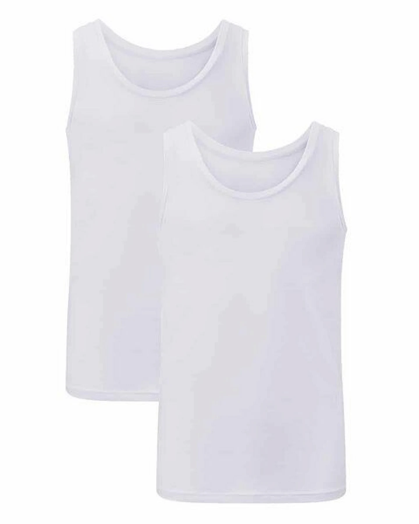 Bamboo Basics Unterhemd STEF aus Bambusviskose / Biobaumwolle (2er Pack) – Ansicht 2