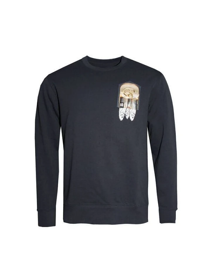 FÄDD Herren Sweatshirt Pullover aus Bio-Baumwolle "Sprodden BT" Grau