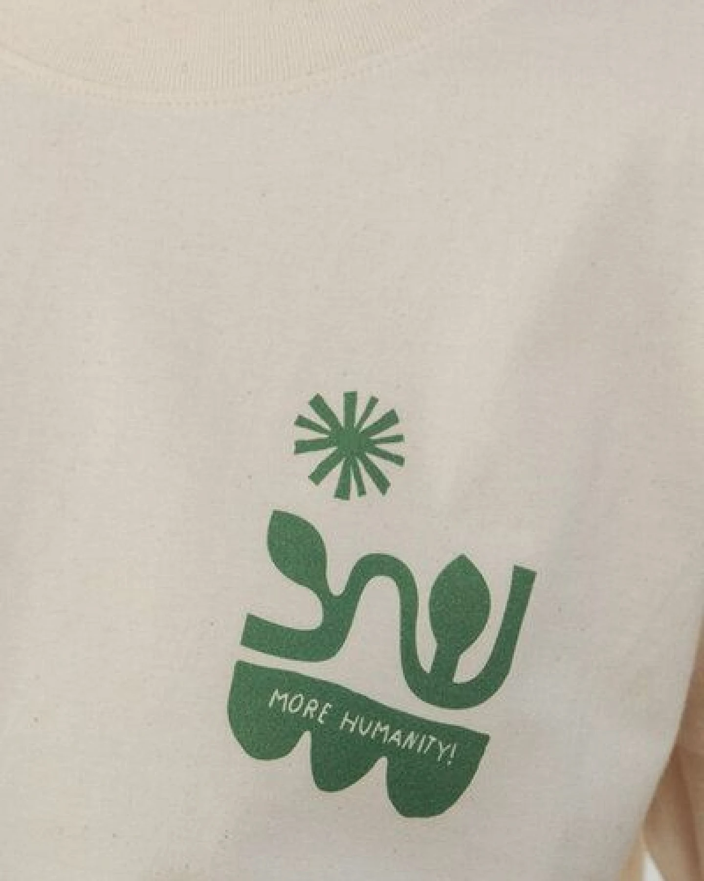 Kultgut Artdesign - Biofair- Premium Heavy Shirt / More Humanity – Ansicht 3