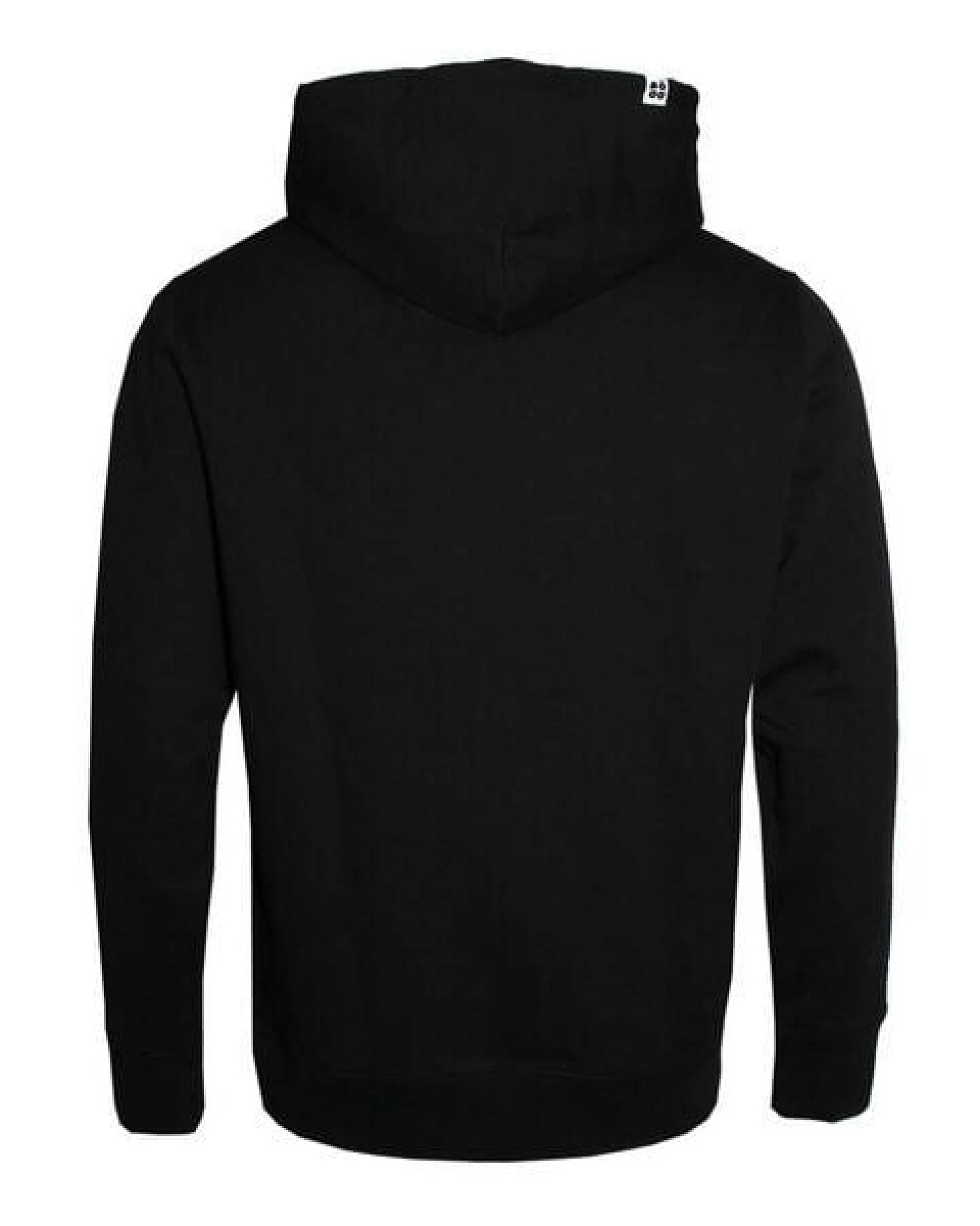 FÄDD Herren Sweatshirt Hoodie Bio-Baumwolle "Fläsch Hipster Hans" Schwarz – Ansicht 3