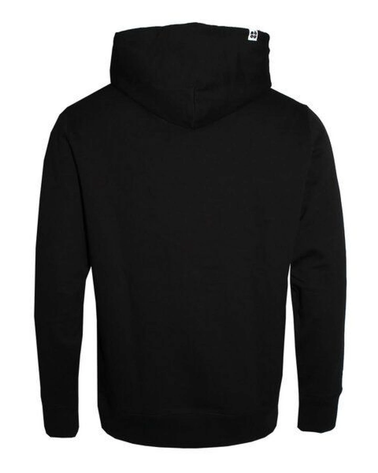 FÄDD Herren Sweatshirt Hoodie Bio-Baumwolle "Fläsch Hipster Hans" Schwarz – Ansicht 3