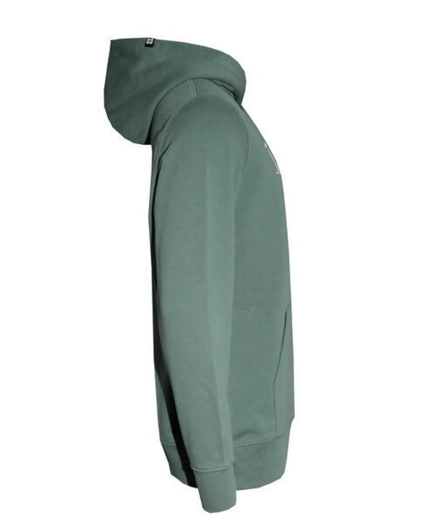 FÄDD Herren Sweatshirt Hoodie aus Bio-Baumwolle "Vollpfosten" Grün – Ansicht 4