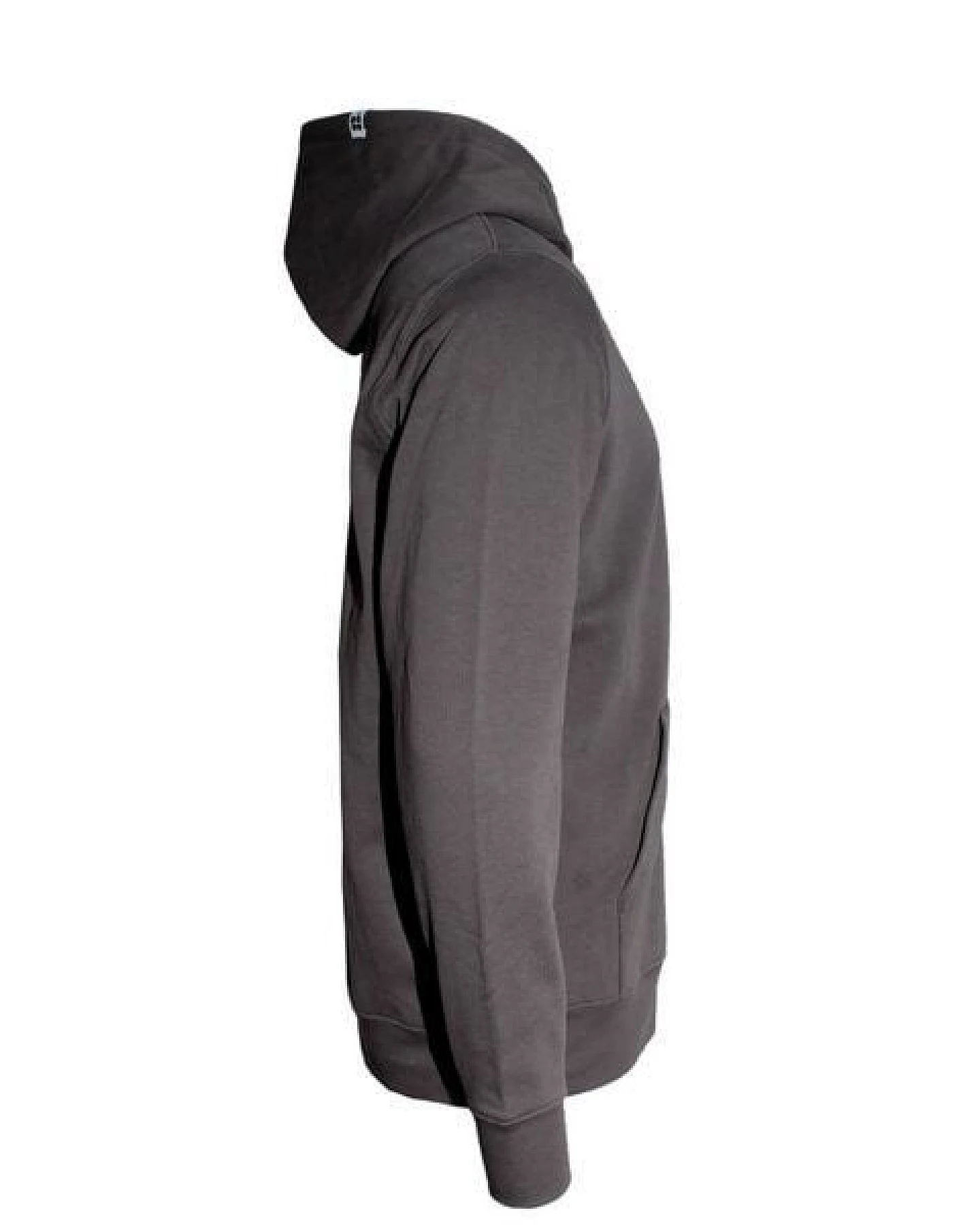 FÄDD Herren Sweatjacke Bio-Baumwolle "Kräbbs PäP Print änd Pätsch" Grau – Ansicht 4