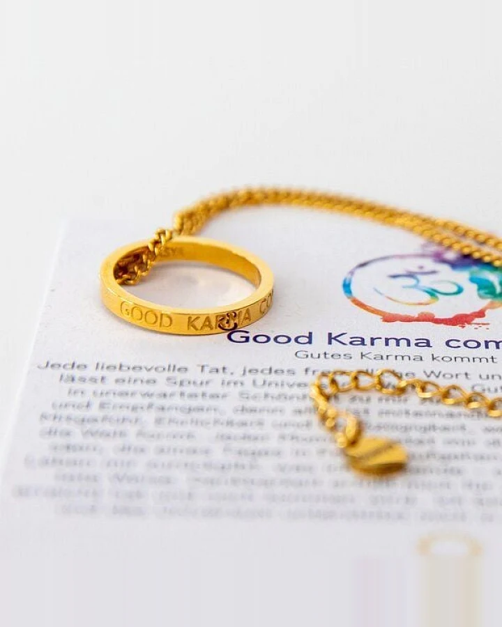 Divasya Vergoldete Kette mit Ring