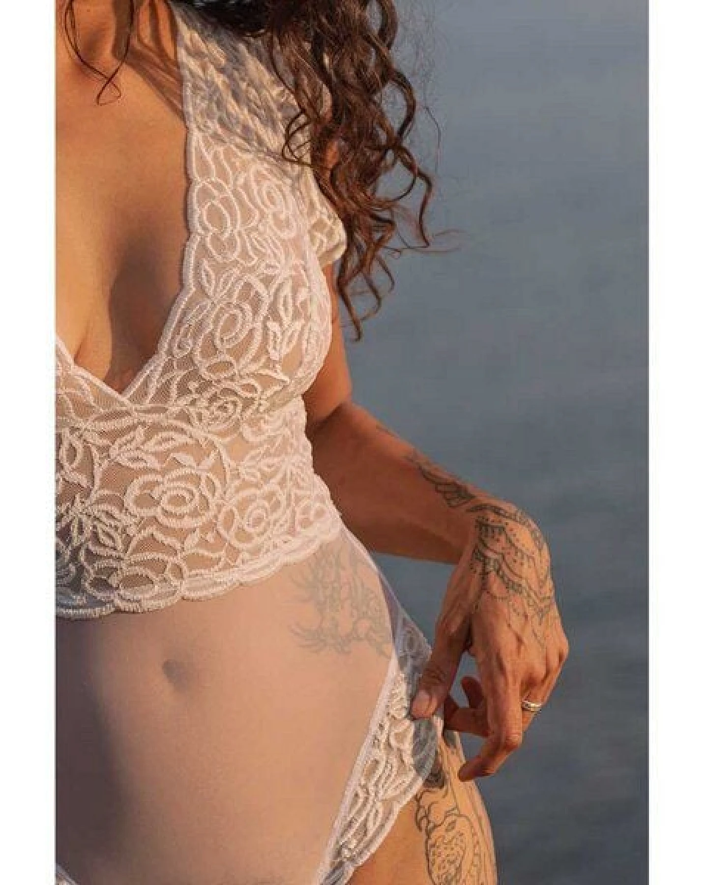 Anekdot Bodysuit Amara White – Ansicht 4