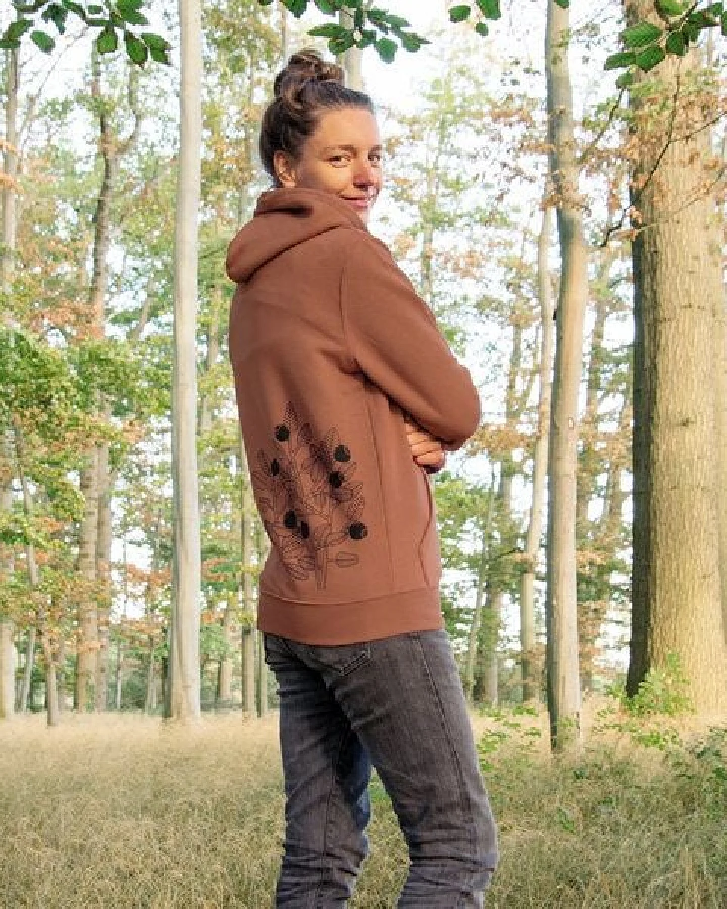 Cmig Unisex Hoodie Blaubeere für Damen & Herren – Ansicht 4