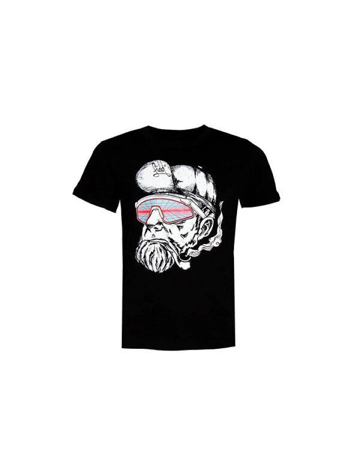 FÄDD Kinder T-Shirt Rundhals Bio-Baumwolle "Fläsch Hippster Hans" Schwarz