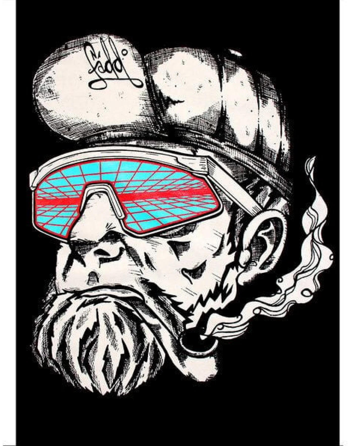 FÄDD Kinder T-Shirt Rundhals Bio-Baumwolle "Fläsch Hippster Hans" Schwarz – Ansicht 2