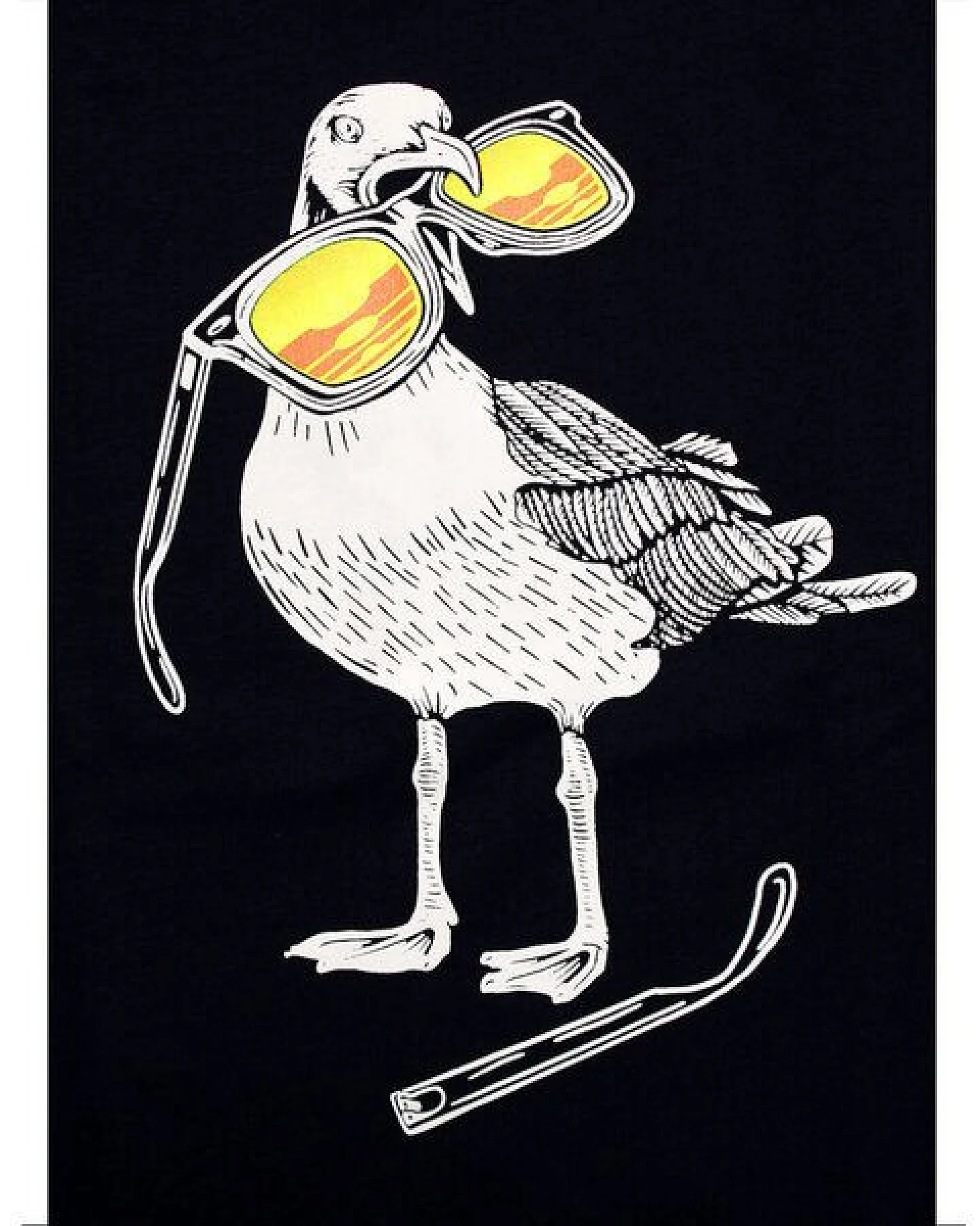 FÄDD Kinder T-Shirt Rundhals Bio-Baumwolle "Hippster Haps" Navy Schwarz – Ansicht 2