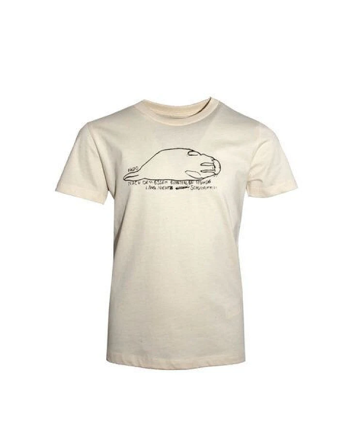 Kinder T-Shirt Rundhals Bio-Baumwolle "Fresskoma (Kidz)" Gelb Fädd