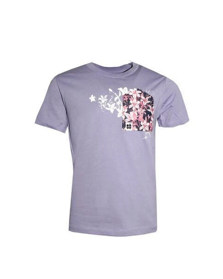 FÄDD Kinder T-Shirt Rundhals Bio-Baumwolle "Wahrscheinlich Jasmin BT " Lila
