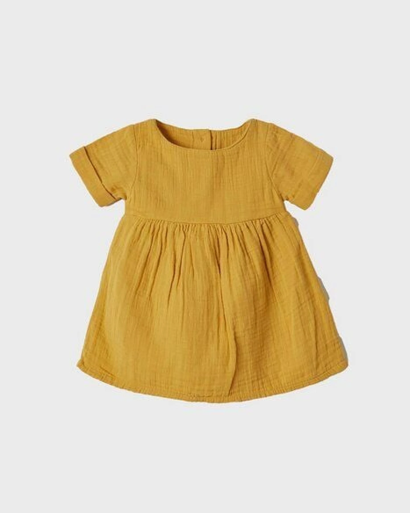 OrganicEra Kurzärmeliges Bio-Kleid – Ansicht 2