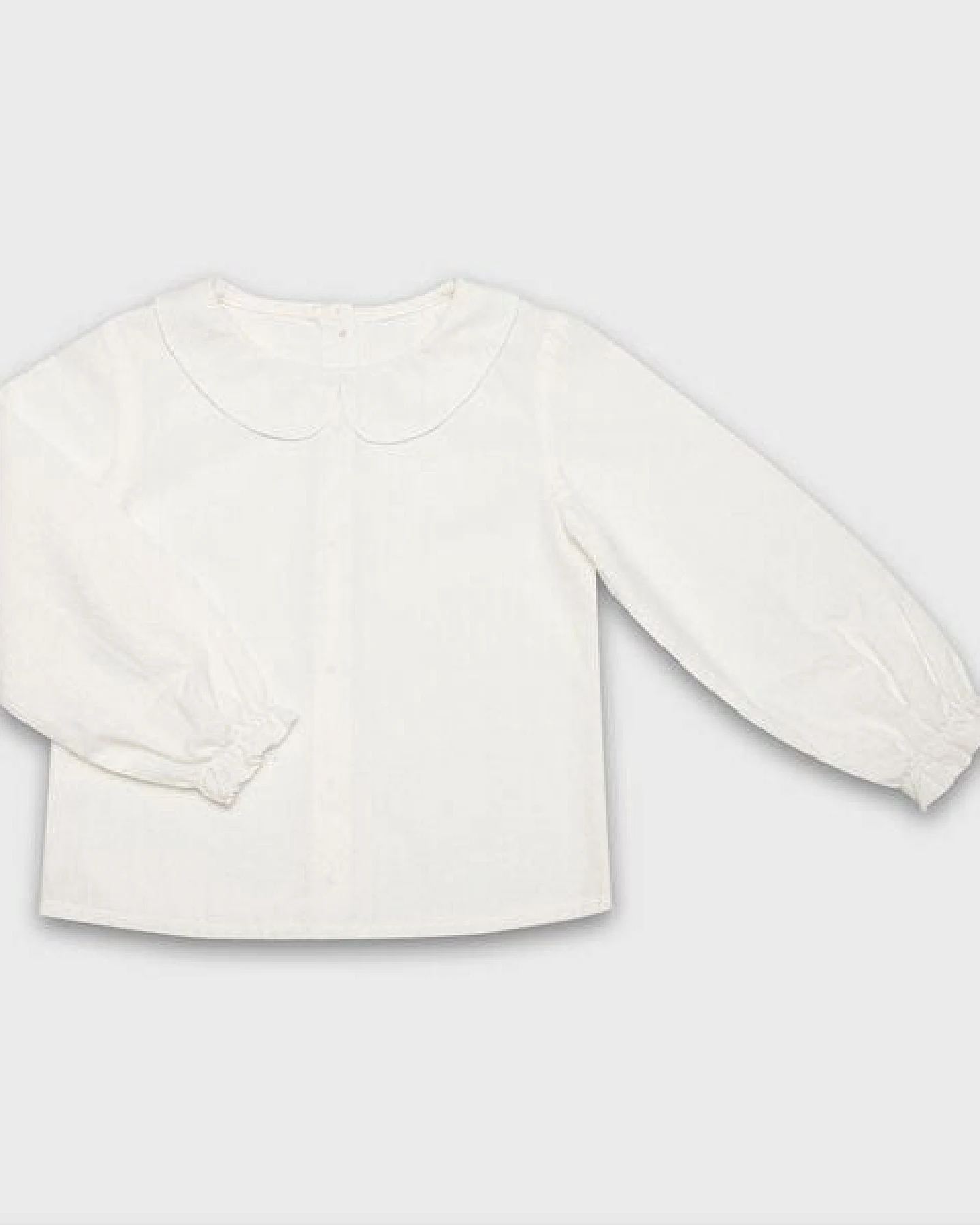 OrganicEra Bio Vual Mädchen Peter Pan Kragen Shirt – Ansicht 3