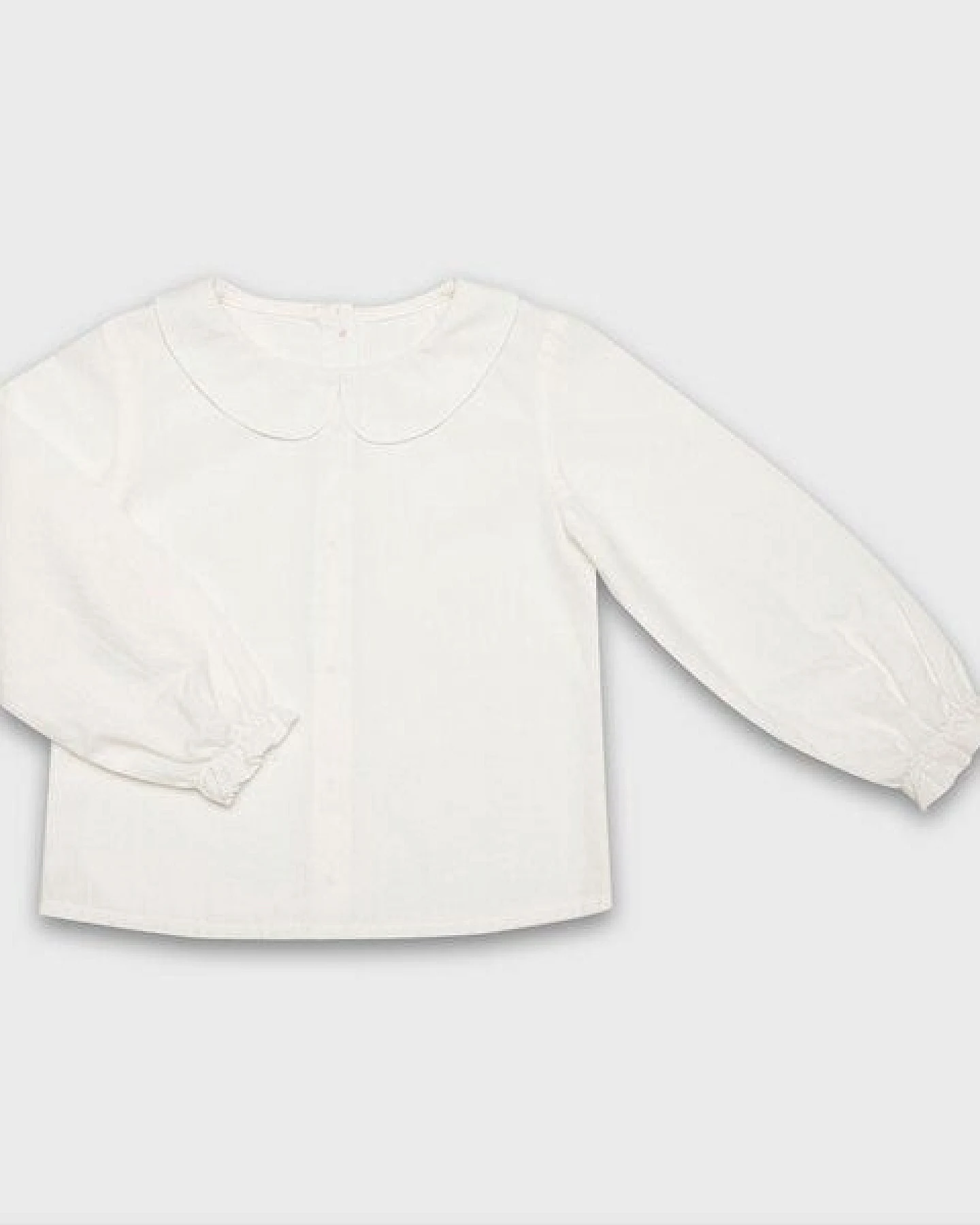 OrganicEra Bio Vual Mädchen Peter Pan Kragen Shirt – Ansicht 3