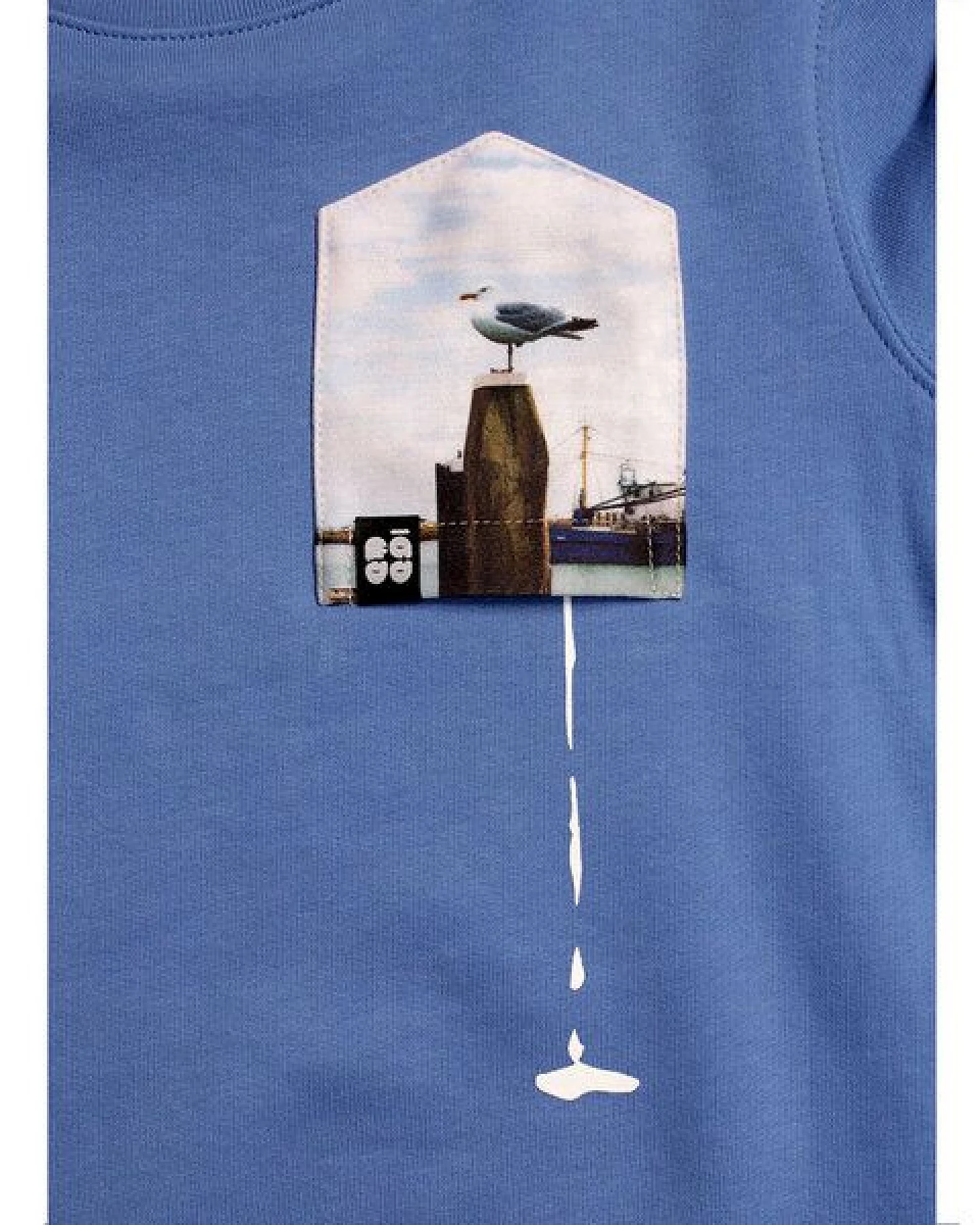 FÄDD Kinder Sweatshirt Pullover Biobaumwolle "Glücksschiss BT (Kidz)" Blau – Ansicht 2