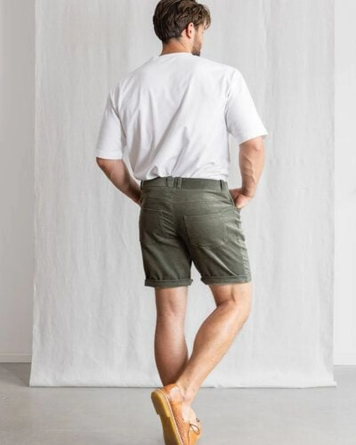 Jyoti - Fair Works Bio-Baumwollcord Shorts Gauri – Ansicht 3